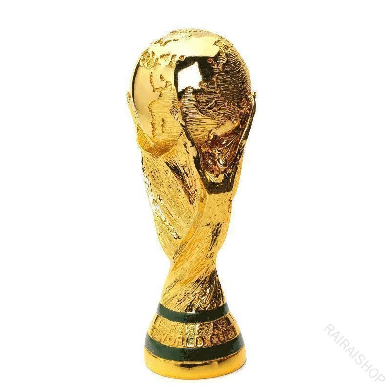 乐天商城 - カタール ワールドカップ W杯 トロフィー レプリカ 27cm 原寸大モデル 実物大サイズ 優勝トロフィー サッカー 日本代表 応援