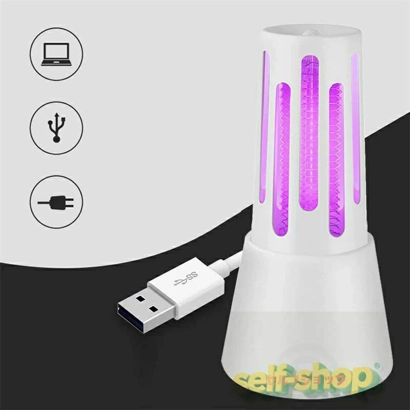 静かな360°光触媒電気蚊トラップ 寝室のリビン UVランプ モスキート 発光飛行 モスキートキラーランプ 電気UV昆虫フライトラップランプ startline-10108811 Startline サンプル画像2