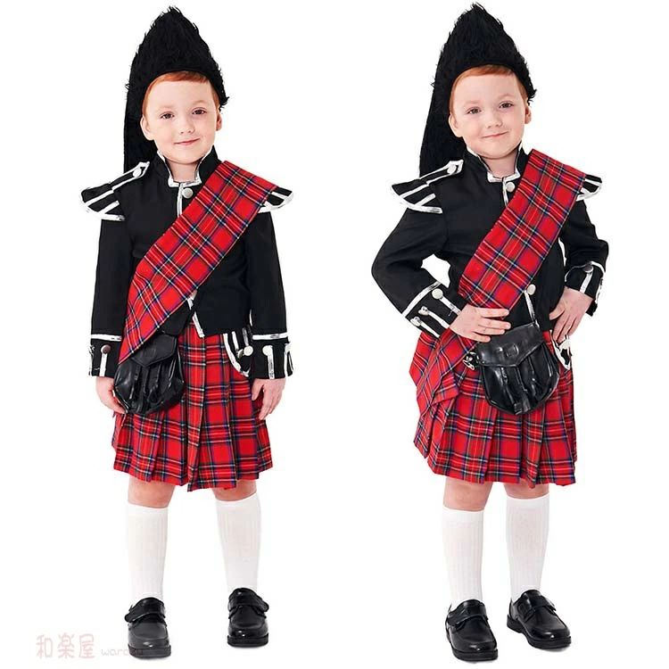 ハロウィン 全身 衣装 民族衣装 スコットランドに変身 男の子 女の子 コスチューム 仮装 ハロウィン衣装 ハロウィン 衣装 ハロウィーン用品 子供用 万聖節 キッズ Halloween コスチューム キッズ 変装 子供服 パーティー cosplay ハロウィーン衣装