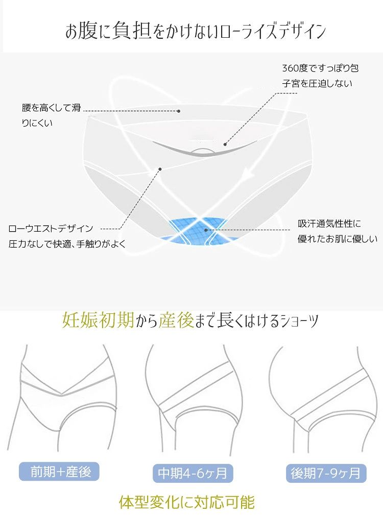 マタニティ ショーツ セット 大きいサイズ ナイロン レディース 産前 産後 妊婦用 ...