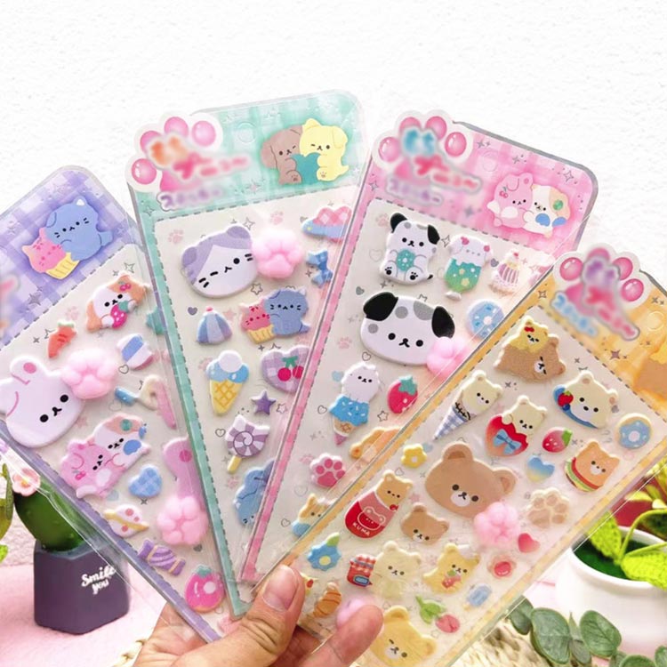 立体 立体 3D シール 立体シール まとめ買い 動物 16枚入り おしり かわいい おしりぷにぷにシール セット 立体 キャラクター 3dシール クリスマス おしり 動物 おしゃれ かわいい お尻 人気 シール デコレーション 透明 女の子 男の子 startline-10068374 Startline サンプル画像2