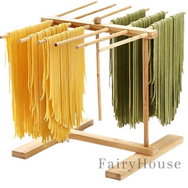 樂天商城 - 【送料無料】家庭用麺乾燥ラック スパゲッティ用乾燥ラック 木製 収納便利 麺干しハンガー 手打ち麺 パスタ 製麺 キッチン道具 調理器具 お手入れ簡単 分解可能 コンパクト 家庭用 業務用