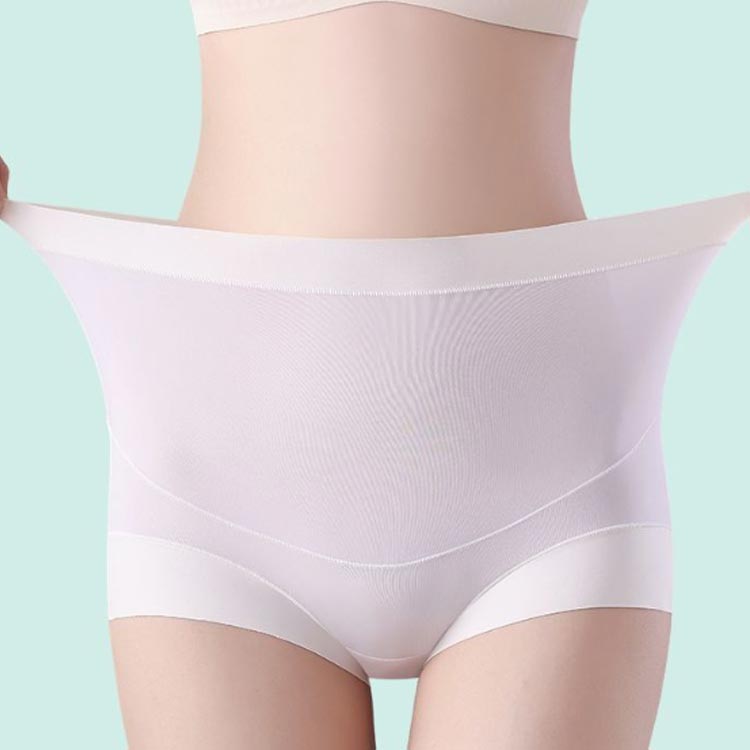 Startlineのハイウエスト 大きめ 冷え対策 マタニティショーツ マタニティ パンツ 妊婦 妊娠 ハイライズ マタニティショーツ お腹 パンツ お腹 締め付けない 3枚 ショーツ セット ハイウエストショーツ 下着 下着 出産 綿 大きいサイズ 産前 産後 エアリーマタニティショーツ｜アングル2