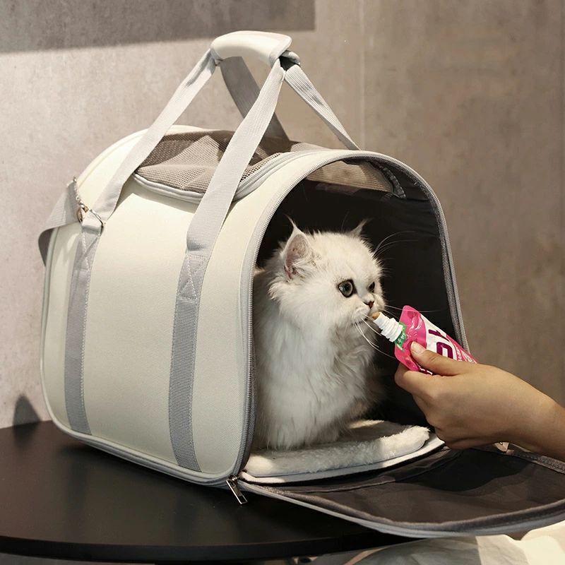 ペットキャリーバッグ 軽量 折りたたみ 猫用キャリーバッグ 犬用キャリーバッグ 通...
