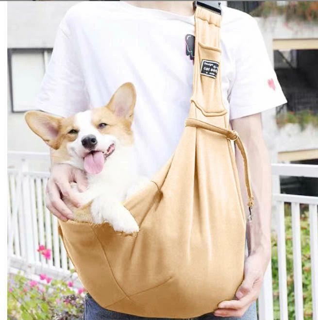 【pet-b005】 ペットキャリーバッグ ペットバッグ スリング 寒さ対策 抱っこひも ...