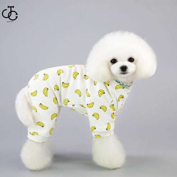 Startlineの犬 服 パジャマ ドッグウェア ロンパース オールシーズン つなぎ パジャマ 春 夏 秋 冬 傷なめ防止 抜け毛対策 あたたか かわいい 通気性抜群｜アングル2