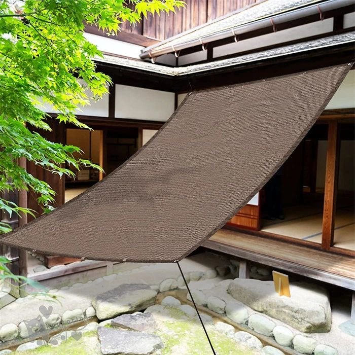 乐天商城 - 日よけ シェード ベランダ 目隠し 200×300cm 300×400cm オーニング サンシェード プライバシー UVカット クールシェード 目隠しシート 日除けシート 遮熱 断熱 ベランダ/ガーデン/窓 庭用 耐久性高い 通気性 取付簡単 送料無料
