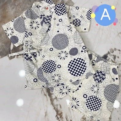 Startlineの子供 甚平 キッズ 新入荷 おしゃれ 全16色 男の子 女の子 ベビー 上下セット お祭り 赤ちゃん 甚平 浴衣 和服 夏 80 90 95 100 110 120 130｜アングル2