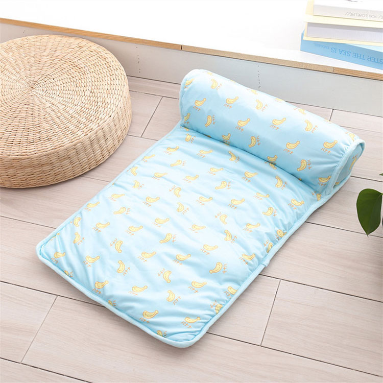 ペットベッド夏ひんやり洗える夏用マットクールペット用ソファベッド角型ペットベッド室内犬イヌいぬ猫ネコねこ小型犬春夏涼しいひんやり冷たいつめたい接触冷感犬用猫用枕犬用ベッド猫用ベッドブルーピンクかわいいおしゃれ