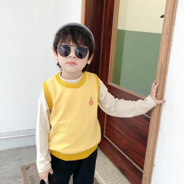ニットベスト ベスト 子供 丸襟 ニット 無地 男の子 女の子 ジュニア 子ども キッズ ニットウェア 子供服 トップス 入学式 卒業式 幼稚園 小学生 春秋冬 ピアノ発表会 七五三 結婚式 演奏会 発表会 卒業式 卒園式 発表会フォーマル ドレス プリンセス かわいい