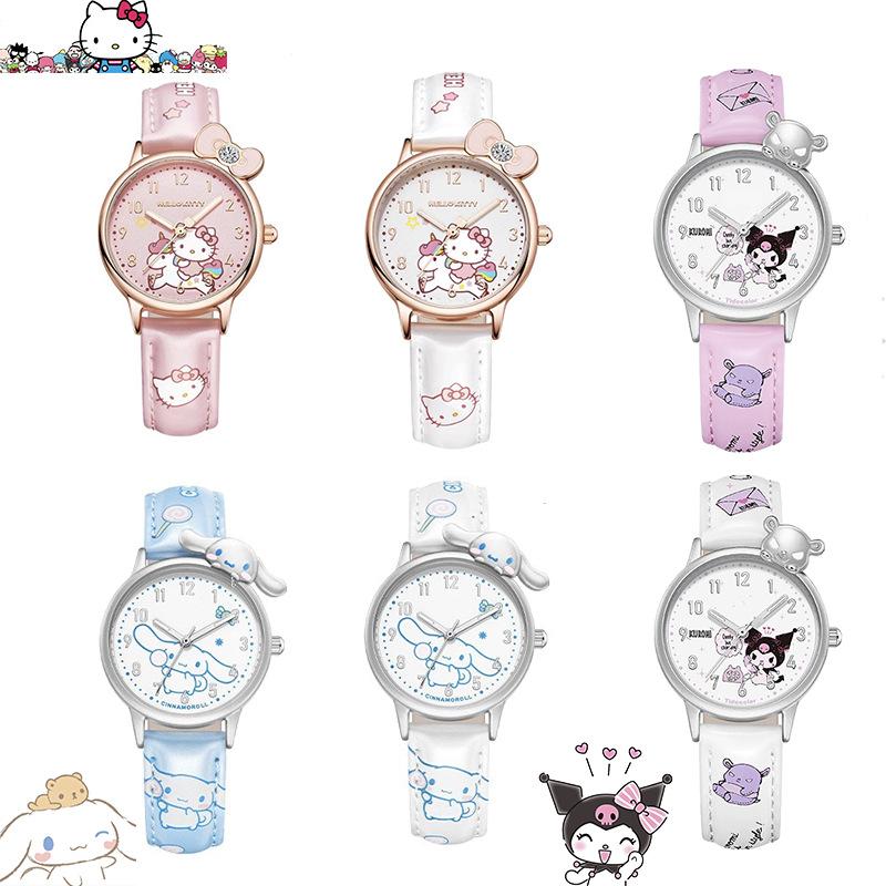 乐天商城 - Hello Kitty 腕時計 子供 女の子 男の子 おしゃれ クォーツ アナログ キッズ 知育サンリオ シナモンロール 誕生日 プレゼント クリスマス キッダス Kiddus
