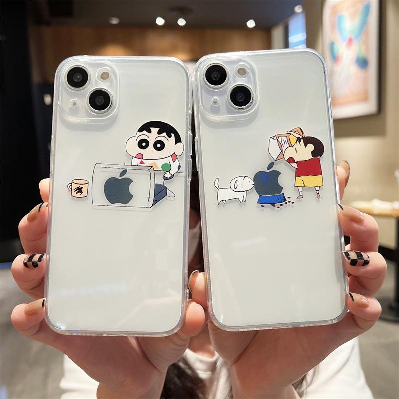 Rakuten - スマホケース クレヨンしんちゃん iPhone 16 ケース クリア iPhone15 iPhone13/12 mini 携帯ケース 携帯保護カバー 耐衝撃 お洒落 可愛い ソフトケース