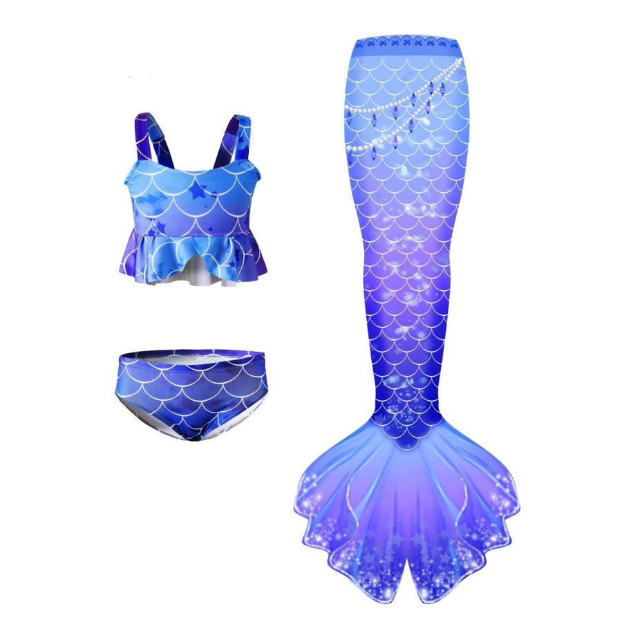 Rakuten - ハロウィン コスプレ 衣装 水着 女の子 キッズ 人魚姫 人魚 仮装 キッズ マーメイド 子供 ビキニ 海 ガールズ 夏 コスチューム 女の子 女子 アリエル 姫様