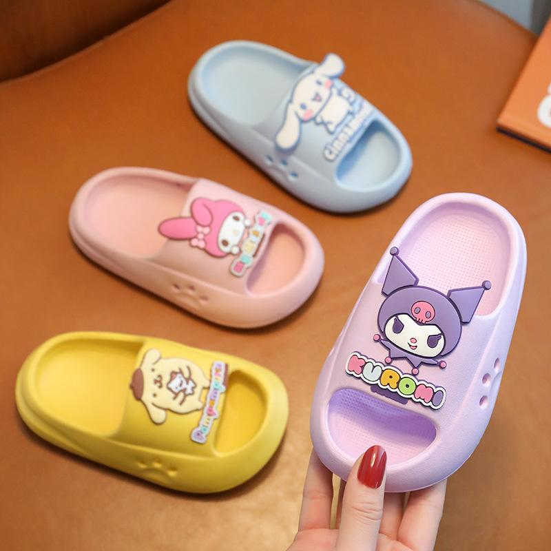 Rakuten - キャット ( Hello Kitty型) スリッパ 子供用サンダル クロミ ビーチサンダル バススリッパ 男の子女の子 キッズ シャワーサンダル 滑り止め ルームシューズ