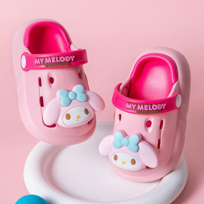 Rakuten - キャット ( Hello Kitty型) サンダル ベビー キッズ サンダル 女の子 男の子 ルームシューズ スリッパ 夏 コンフォートサンダル 子供靴 ラップサンダル 幼児園