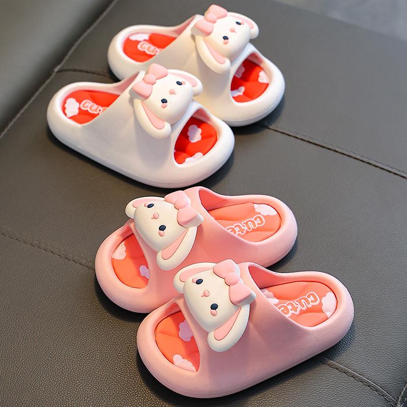 Rakuten - スリッパ 子供用サンダル PVC ビーチサンダル バススリッパ 子供靴 レディース キッズ シャワーサンダル 滑り止め バスサンダル ルームシューズ 室内履き 夏用