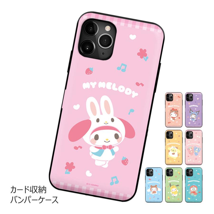 Rakuten - Sanrio Characters Costume Magnetic Door Bumper ケース iPhone 17e Air 17 Pro Max 16e 16 Plus 15 14 13 mini