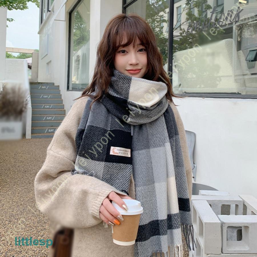 カシミヤ 99％ マフラー レディース ブランド カシミヤマフラー カシミアマフラー レディースマフラー メンズマフラー フリンジ 厚手 チェック 誕生日 秋 冬