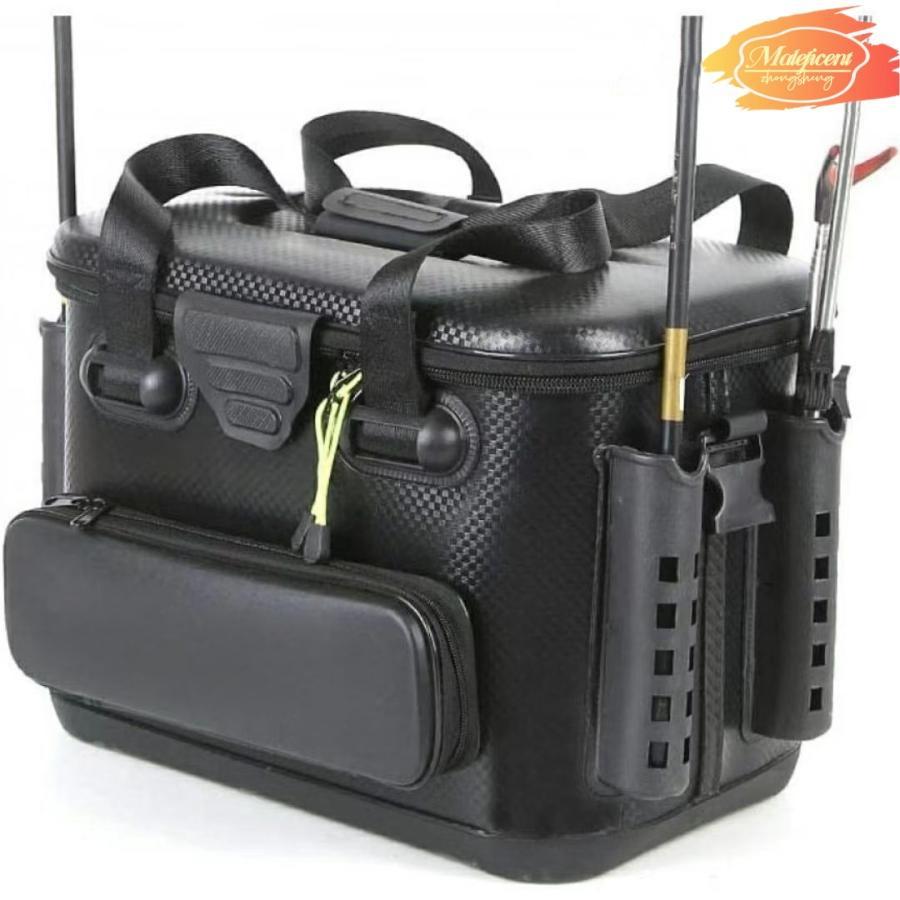 釣り バケツ 釣り用ケース バッグ ロッドホルダー付き