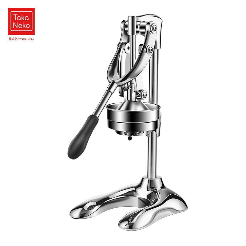 手動ジューサー フルーツしぼり 柑橘類フレッシュジューサー 果汁生搾り器 オレンジ・レモン・ぶどう絞り器 簡単使用 家庭用 業務用