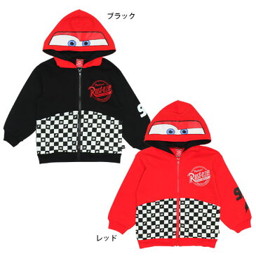 8/8NEW ディズニー カーズ チェッカー切替 ジップパーカー 7006K (ボトム別売) ベビードール BABYDOLL 子供服 ベビー キッズ 男の子 女の子 DISNEY★Collection