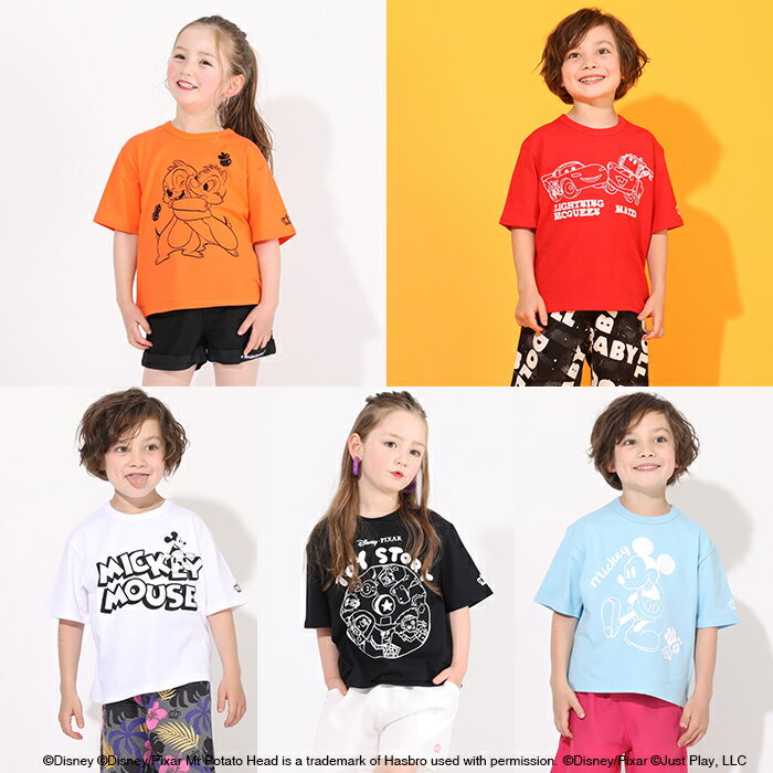 ディズニー キャラクター Tシャツ 5064K ベビードール BABYDOLL 子供服 ベビー キッズ 男の子 女の子 DISNEY★Collection ハッピープライス