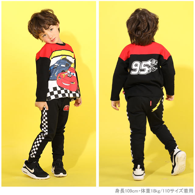 ディズニー キャラクター チェッカー ロンT 4822K ベビードール BABYDOL 子供服L ベビー キッズ 男の子 女の子 DISNEY★Collection