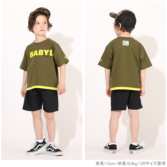 【7/26 13:59まで 期間限定SALE】 Dカン付き Tシャツ 5236K ベビードール BABYDOLL 子供服 ベビー キッズ 男の子 女の子