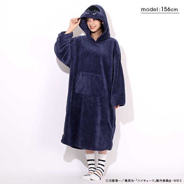ハイキュー!! もふもふ 着る毛布 7253A 大人 レディース ユニセックス 男女兼用 グッズ アニメ キャラクター ベビードール BABYDOLL 日向翔陽 影山飛雄 月島蛍 黒尾鉄朗 孤爪研磨 木兎光太郎 赤葦京治 北信介 ルームウェア 部屋着 NEW — vista 3