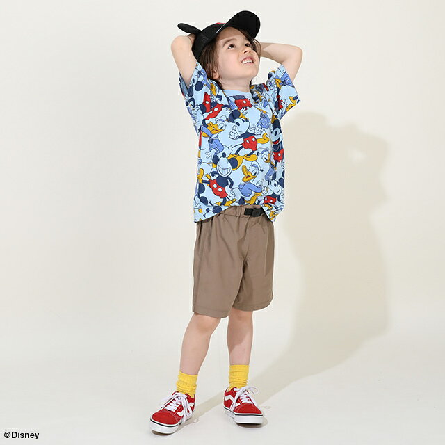 親子お揃い ディズニー キャラクター 総柄 Tシャツ 9532K ベビードール BABYDOLL ...