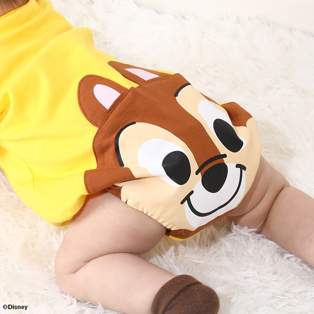 最大1500円OFFクーポン対象★ディズニー ぽってり ロンパース 8207B 綿100％ ベビー...