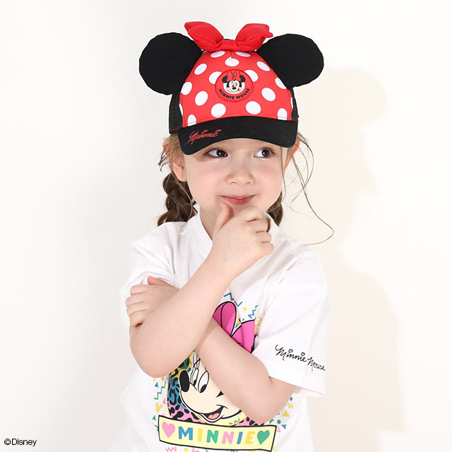 ディズニー 耳付 メッシュキャップ 9236 ベビードール BABYDOLL 子供服 ベビー キ...