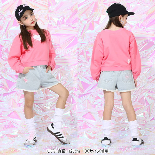 【40％OFF アウトレットSALE】 ハート トレーナー × キャミセット 0200K 綿100％ ...