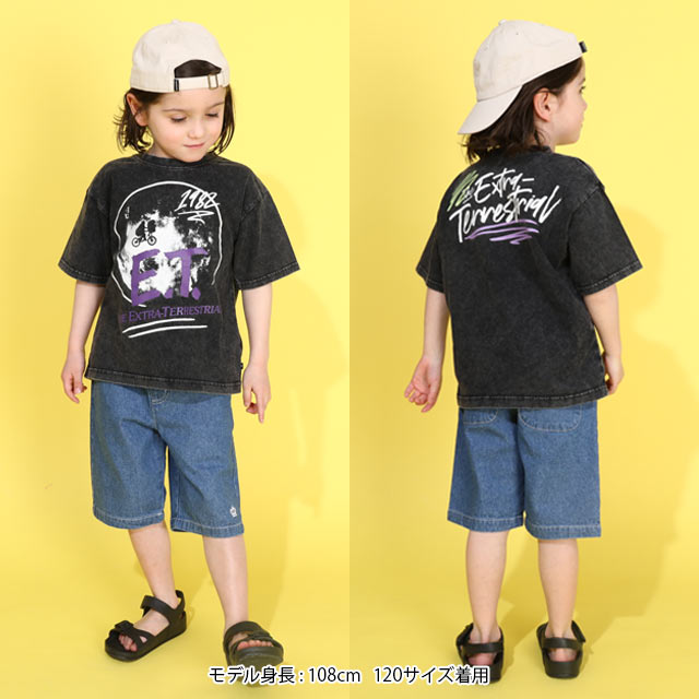 5/27まで 【60％OFF SALE】 親子お揃い E.T. イーティー グラフィックTシャツ 0370...