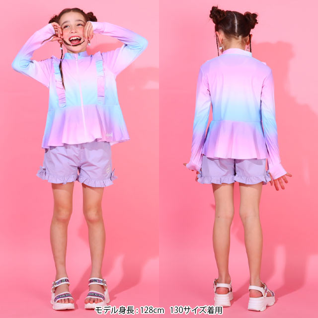【30％OFF SALE】 フリル ラッシュガード 0501K 水陸両用 ベビードール BABYDOLL ...
