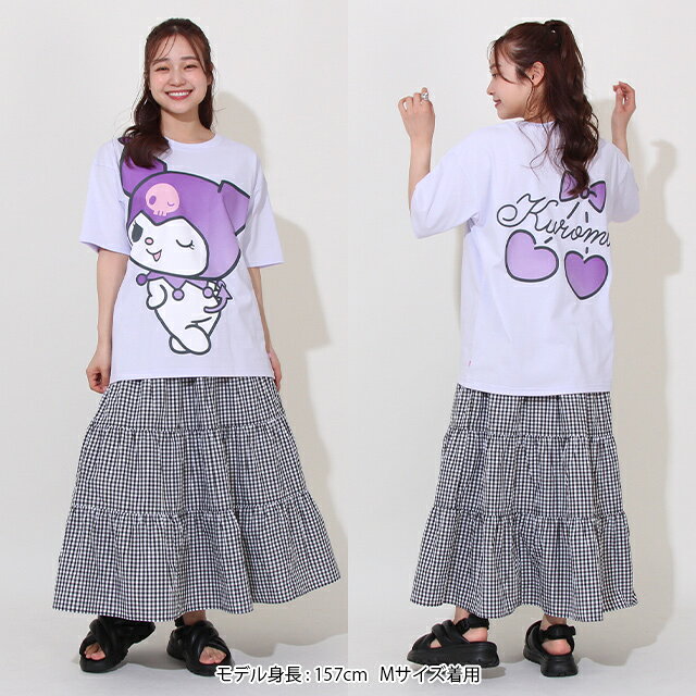 最大1500円OFFクーポン対象★6/30一部再販 【20％OFF SALE】 親子お揃い サンリオ BIGフェイス Tシャツ 0613A 綿100％ ベビードール BABYDOLL 大人 ユニセックス 男女兼用 レディース ハローキティ クロミ マイメロディ シナモロール グッズ 通販限定 アウトレットセール starvations-10048320 BABYDOLL サンプル画像2