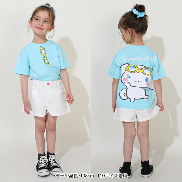 6/11まで 【28％OFF SALE】 親子お揃い サンリオ サングラス Tシャツ 0614K 綿100...