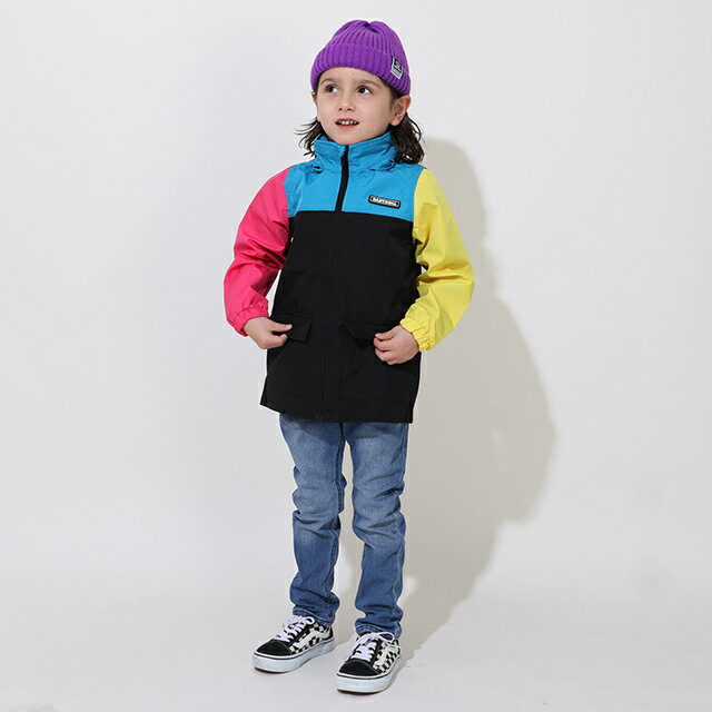 【50％OFF SALE】 親子お揃い 【防風・撥水】ウィンドブレーカー 0759K 2WAY フー...
