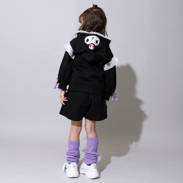 6/3〜 【50％OFF SALE】 サンリオ なりきるフリル ジップパーカー 1036K 綿100％ ...
