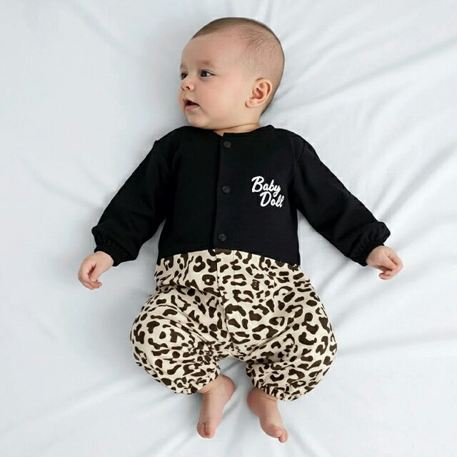 3/23一部再販 NEW アニマル総柄 2WAYオール 1198B 綿100％ ベビードール BABYDOLL 子供服 ベビー キッズ 男の子 女の子 ベビー服 3