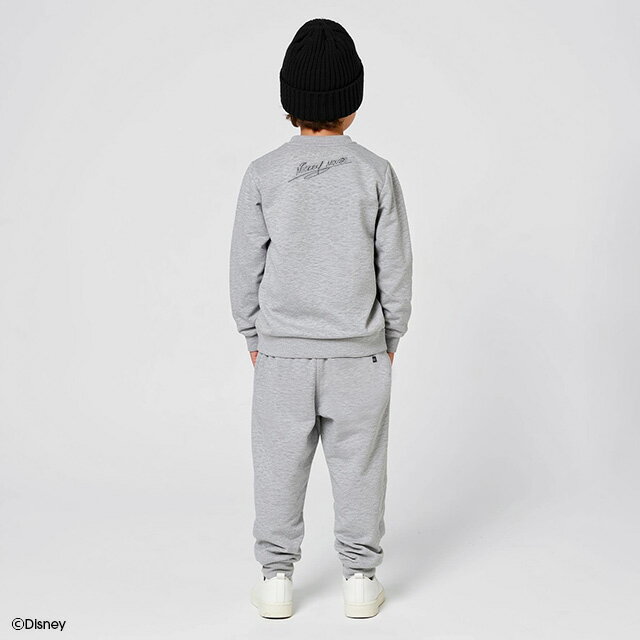 12/8NEW ディズニー キャラクター セットアップ 1204K ベビードール BABYDOLL 子供服 ベビー キッズ 男の子 女の子 DISNEY ミッキー ミニー トレーナー ロングパンツ スウェット 上下セット 3