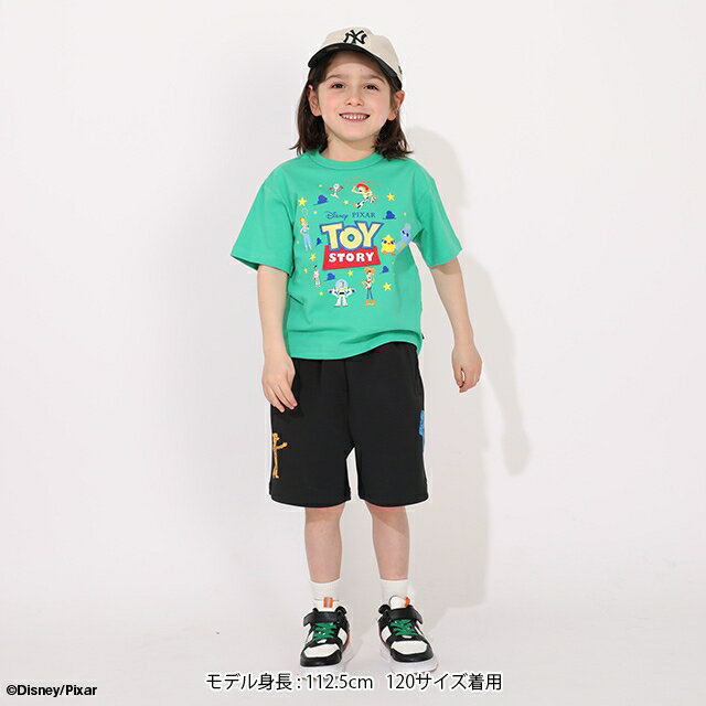NEW ディズニー トイ・ストーリー 刺繍ロゴ Tシャツ 1275K 綿100％ ベビードール B...