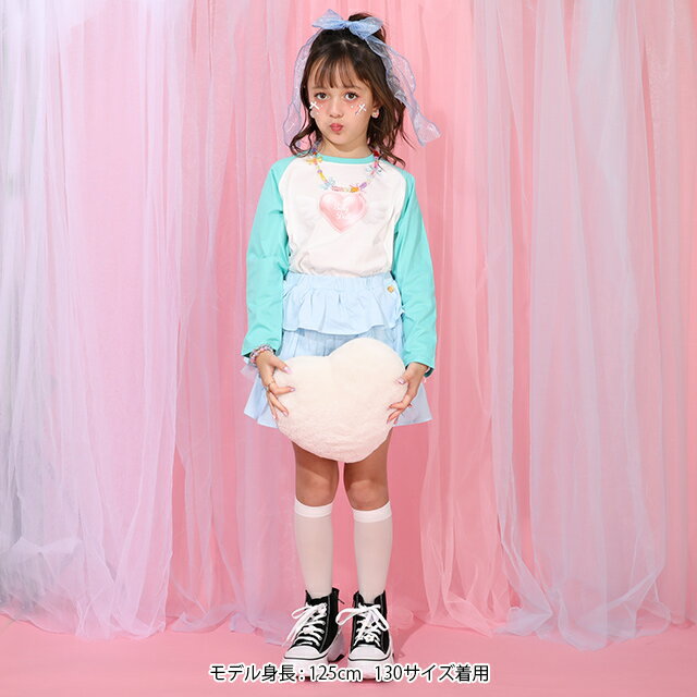 【30％OFF スプリングSALE】 ぷっくりプリント ラグラン ロンT 1418K ベビードール...