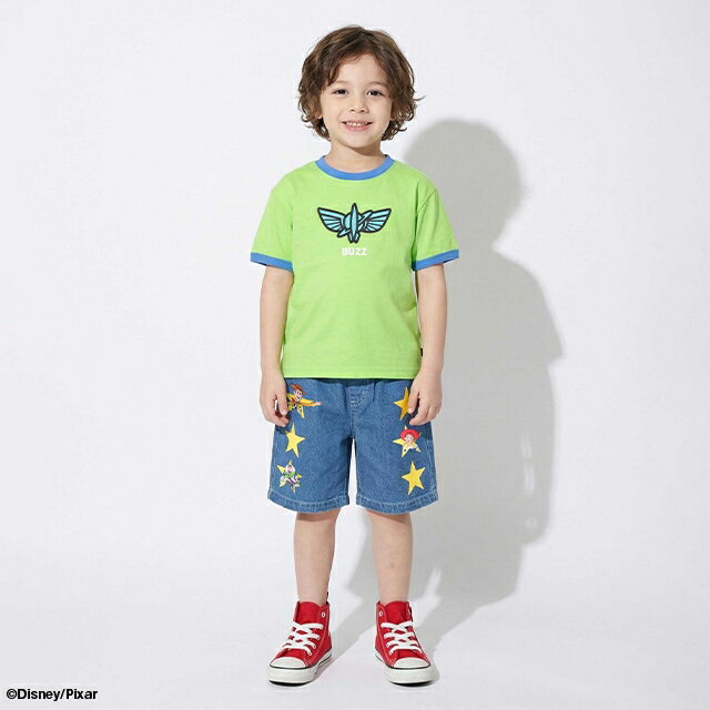 4/6NEW 親子お揃い ディズニー トイ・ストーリー キャラクターBIGフェイスTシャツ ...