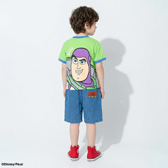4/6NEW 親子お揃い ディズニー トイ・ストーリー キャラクターBIGフェイスTシャツ ...