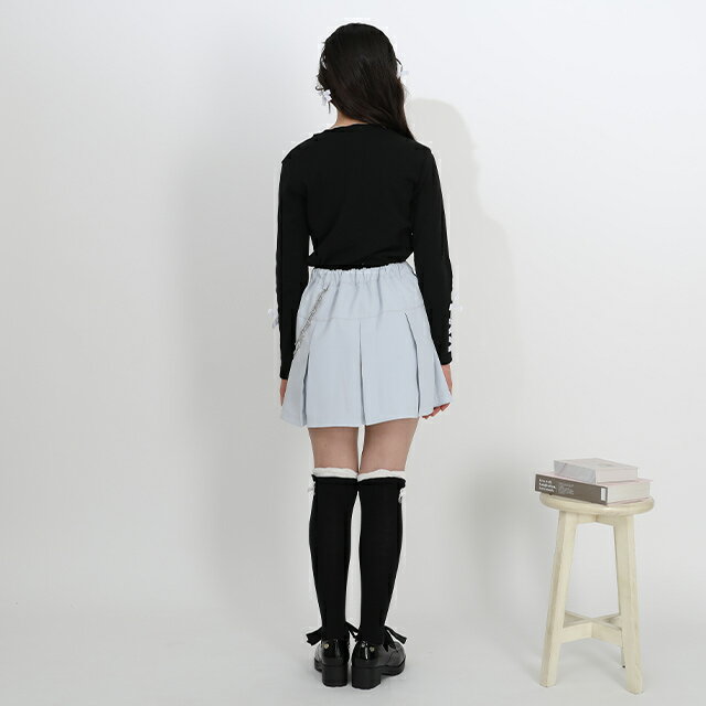 PINKHUNT 配色フリル ニーハイソックス 1523 キッズ ジュニア 女の子 PH ピンクハ...