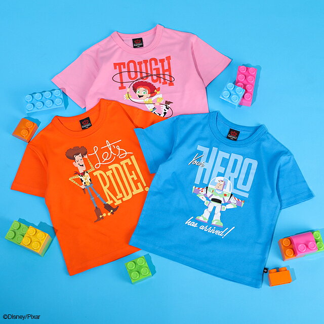 【S50】 ディズニー トイ・ストーリー キャラクター Tシャツ 1801K 綿100％ ベビー...