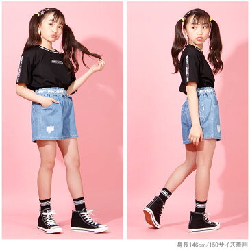 6/19〜【30％OFF サマーSALE】PINKHUNT ピンクハント ネックスリット Tシャツ 3816K ベビードール BABYDOLL 子供服 キッズ ジュニア 女の子 PH