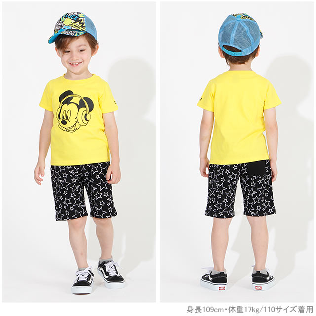 【50％OFF アウトレットSALE】星総柄 ハーフパンツ 4352K ベビードール BABYDOLL 子供服 ベビー キッズ 男の子 女の子