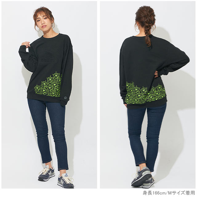 【S50 クリアランス】 親子お揃い ディズニー エンボス トレーナー4469A ベビードール BABYDOL 子供服L 大人 ユニセックス 男女兼用 レディース メンズ DISNEY★Collection